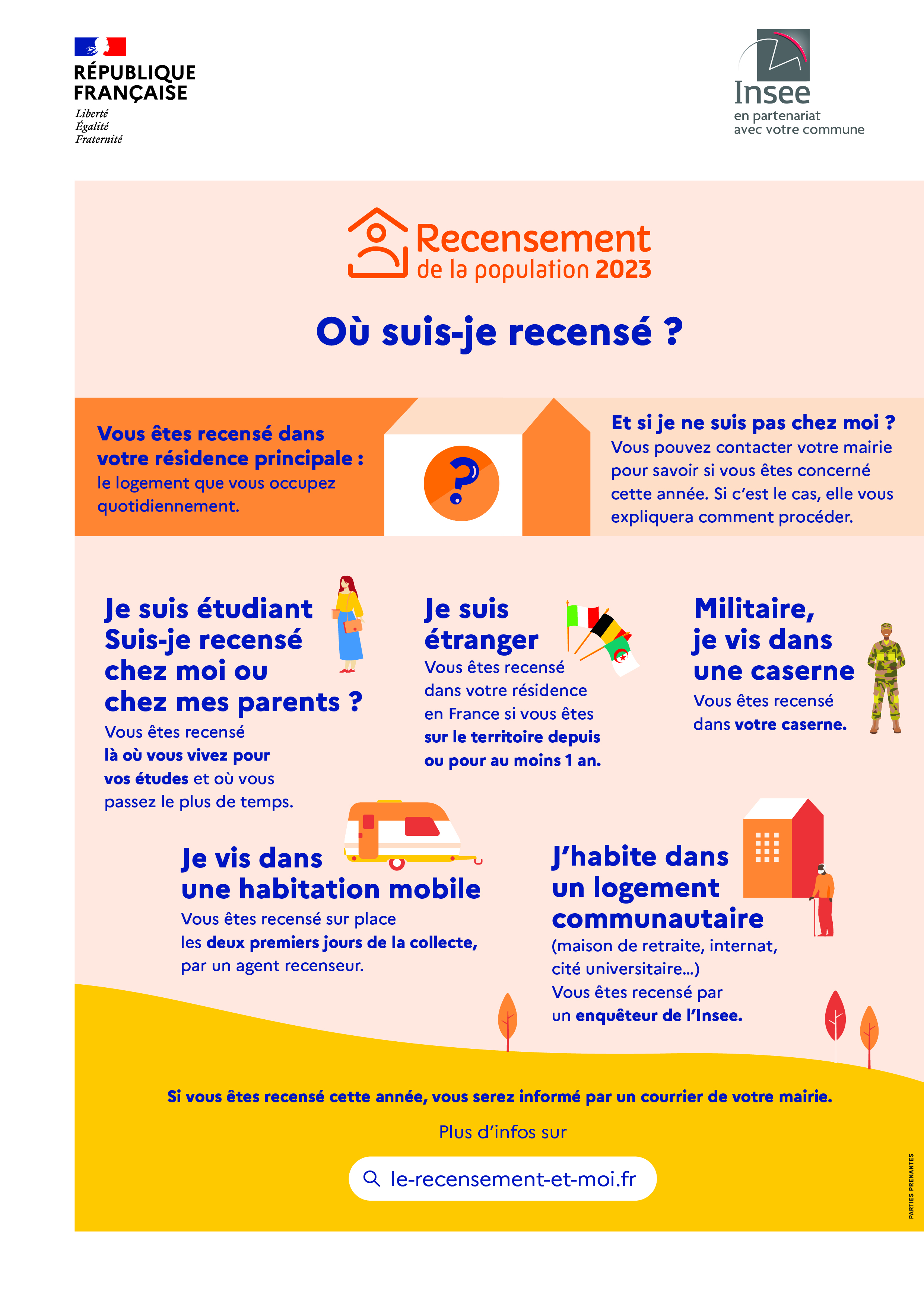 Brochure recensement 2023