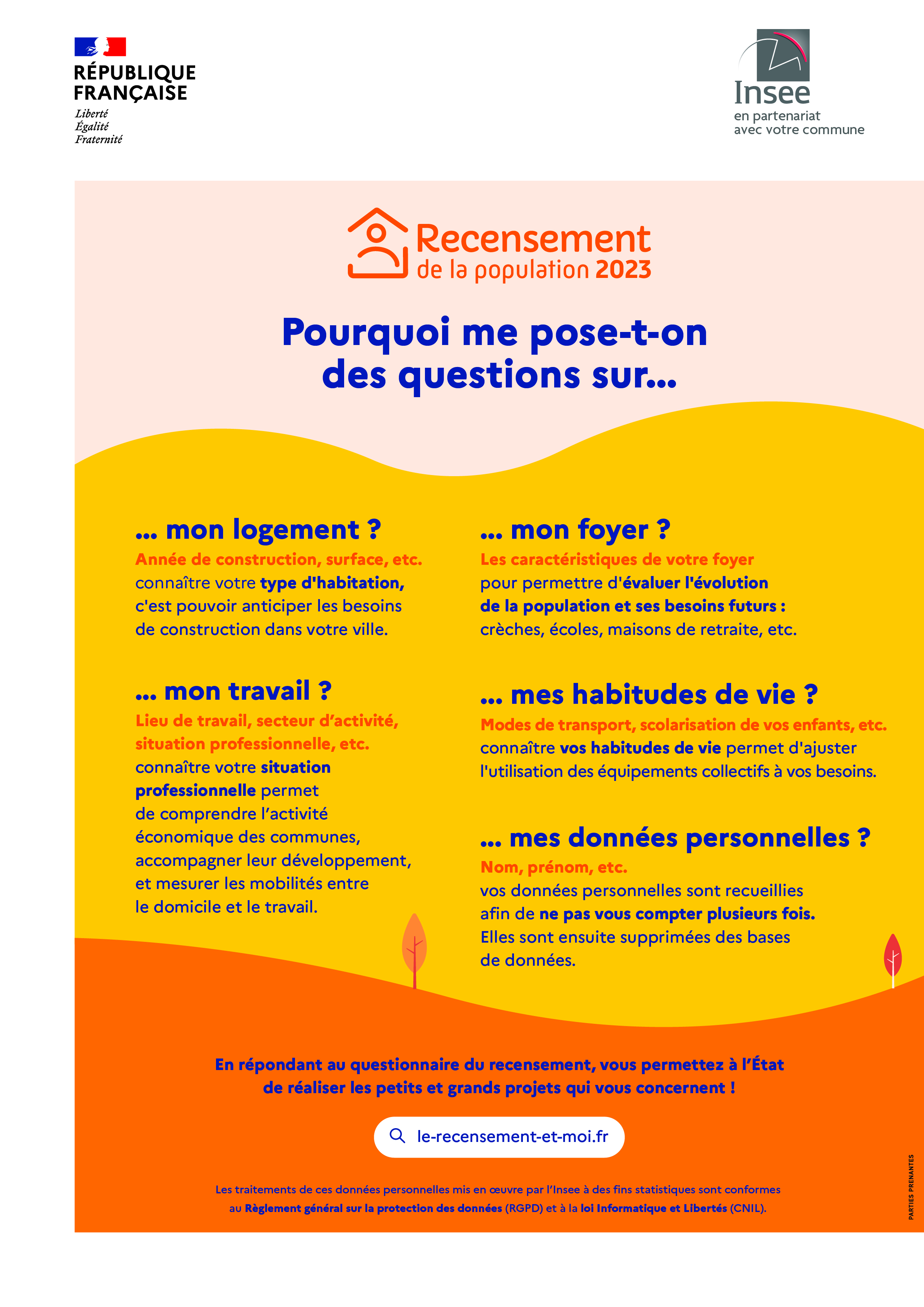 Brochure recensement 2023
